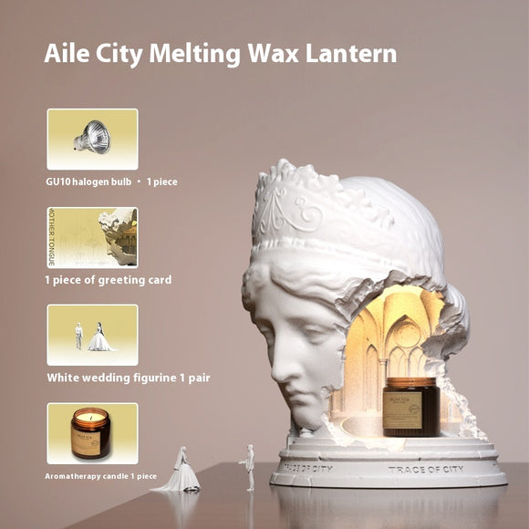 Vela Aromática Iglesia Love City - Regalo Perfecto para Bodas y Dormitorio