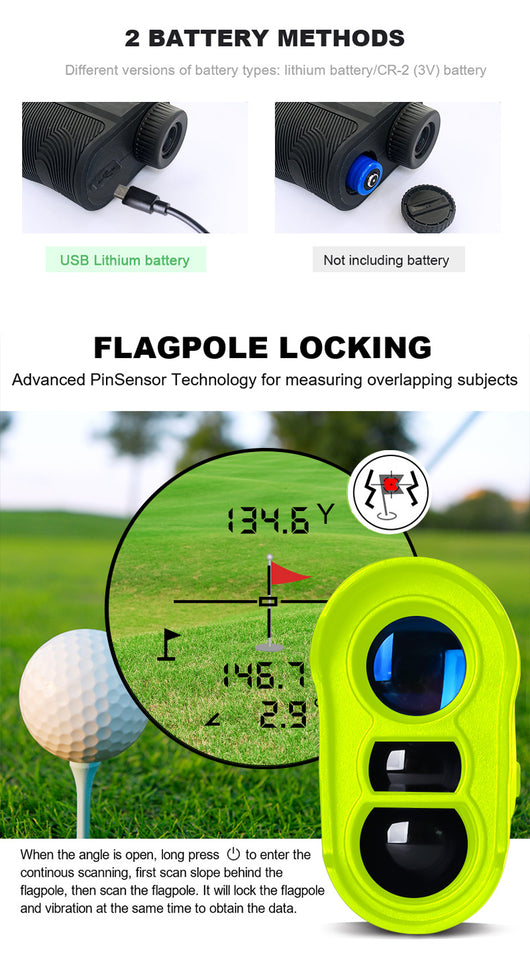Telémetro Láser Profesional con Tecnología Infrarroja para Golf y Deportes Outdoor - Image 8