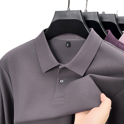Camisa Polo Ejecutiva Manga Larga con Solapa - Image 6