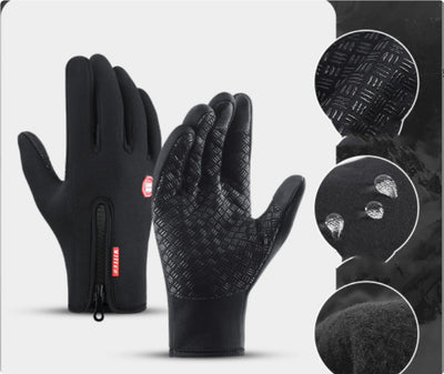 Guantes Moto Invierno Pantalla Táctil Impermeables con Forro Térmico - Image 20
