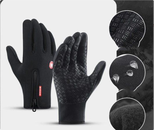 Guantes Moto Invierno Pantalla Táctil Impermeables con Forro Térmico - Image 20