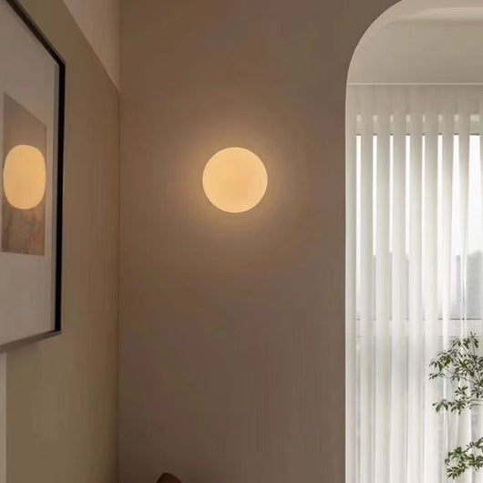 Lámpara de Pared Minimalista de Diseño en Vidrio Esférico - Image 4