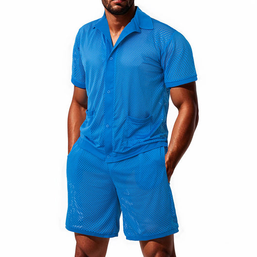Conjunto de Playa Hawaii Transparente: Cardigan, Short y Blusa - Image 42