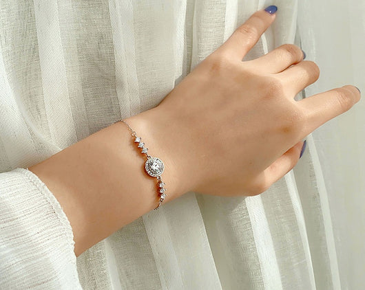 Pulsera de Moissanita Estrellada Minimalista para Mujer - Image 11