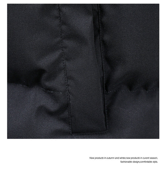 Abrigo de Cuello Alto Acolchado para Parejas - Chaqueta Casual Cálida Unisex - Image 14