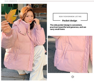 Abrigo Universitario Cálido y Acolchado para Mujer - Image 17