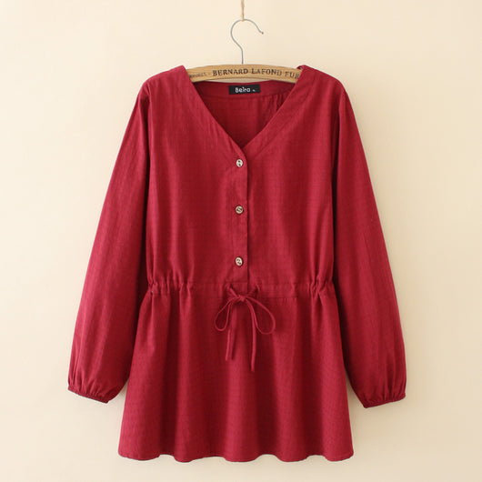 Suéter Pullover Otoño Talla Grande para Mujer - Image 10