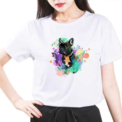 Camiseta Unisex con Estampado de Bulldog Francés - Diseño Versátil - Image 4