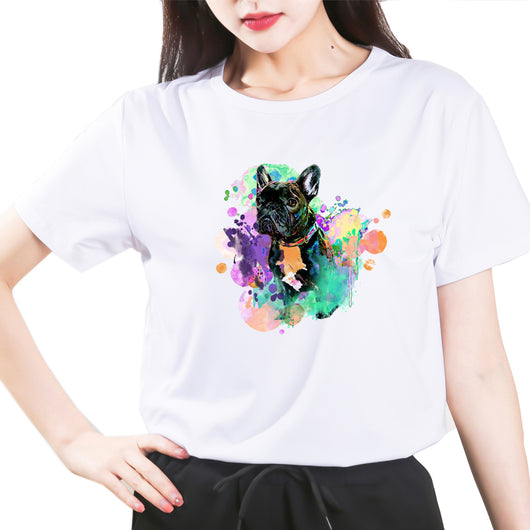 Camiseta Unisex con Estampado de Bulldog Francés - Diseño Versátil - Image 4