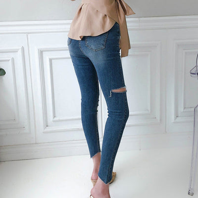 Pantalones Vaqueros Rotos Cintura Baja Ajuste Skinny - Image 10