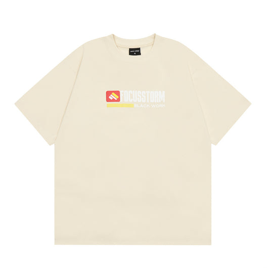 Camiseta Hombre Estampado Letras Espuma Manga Corta - Image 6