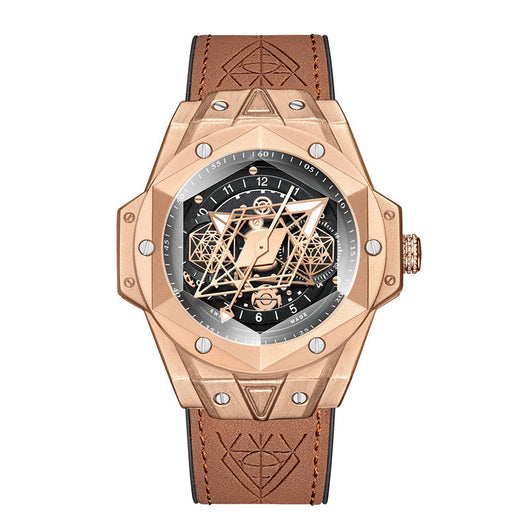 Reloj de Cuarzo para Hombre con Banda de Silicona Resistente al Agua - Image 9