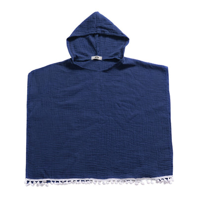Capa Infantil Unisex de Colores Sólidos con Capucha - Estilo Europeo - Image 4