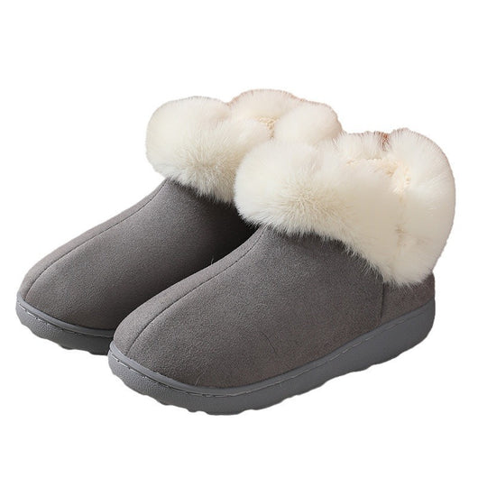 Zapatillas de Plataforma Térmicas para Parejas - Comodidad Cálida en Casa - Image 5