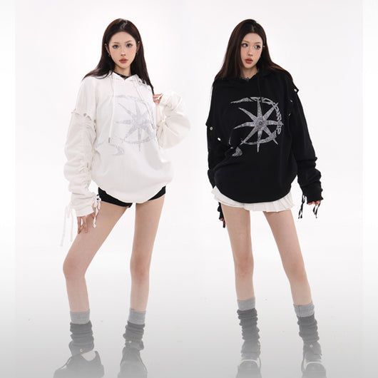 Sudadera Abrigo Retro para Mujer - Otoño - Image 10