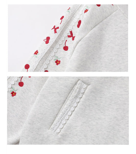 Sudadera Universitaria Retro Americana con Acabado Afelpado - Image 2