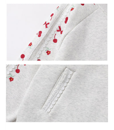 Sudadera Universitaria Retro Americana con Acabado Afelpado - Image 2
