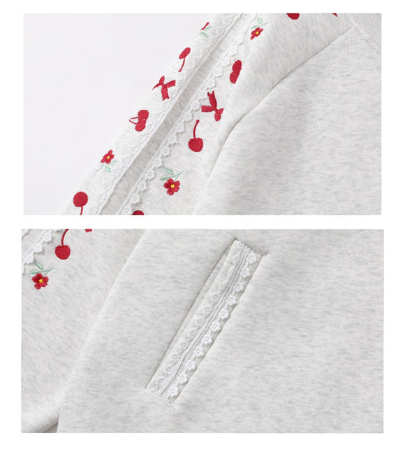 Sudadera Universitaria Retro Americana con Acabado Afelpado