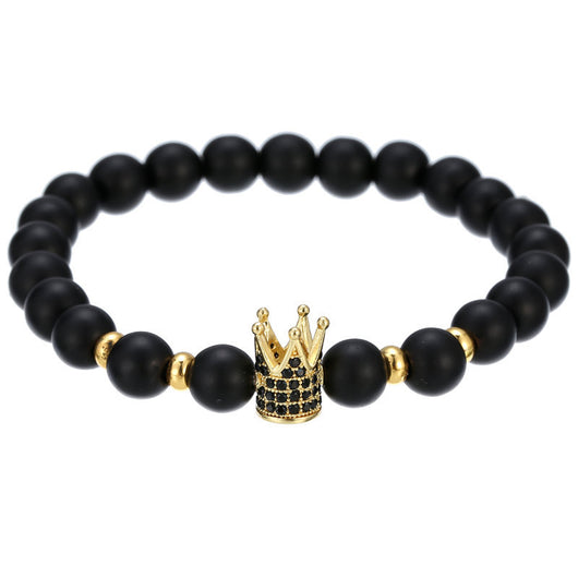 Pulsera Hexagonal para Hombre con Circonitas Incrustadas y Diseño de Corona - Image 20