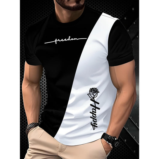 Camiseta Manga Corta Casual Ejecutiva con Impresión 3D Digital - Image 27