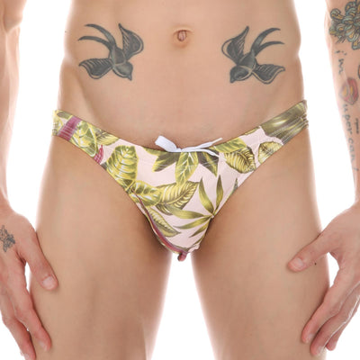 Bañador Estampado Tropical con Diseño de Hojas de Coco y Arce - Pantalón de Playa Multicolor Trendy - Image 32