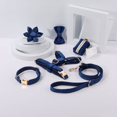 Conjunto de Collar y Correa de Terciopelo Suave para Mascotas - Image 35