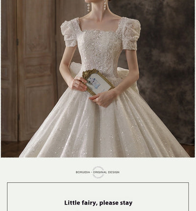 Vestido de Novia Retro Mori Fairy - Estilo Onírico y Romántico - Image 7