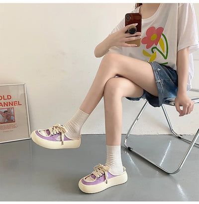 Pantuflas de Lona para Mujer con Suela Acolchada - Comodidad y Estilo - Image 13