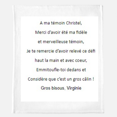 Manta Franela Creativa para Invierno Write A Letter - Image 7