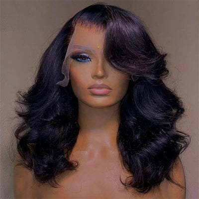 Peluca Frontal de Encaje Transparente Color Sólido para Mujer - Image 12