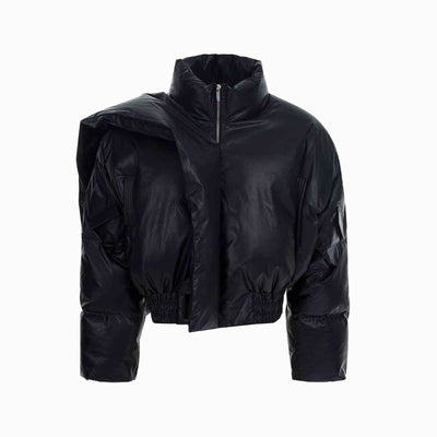 Chaqueta Acolchada de Algodón con Diseño Minimalista para Hombre - Image 8