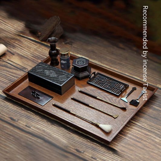 Set Profesional de Utensilios Taoístas en Cobre Antiguo para Ventana