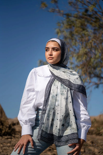 Pañuelo Hijab de Satén Estampado - Image 21