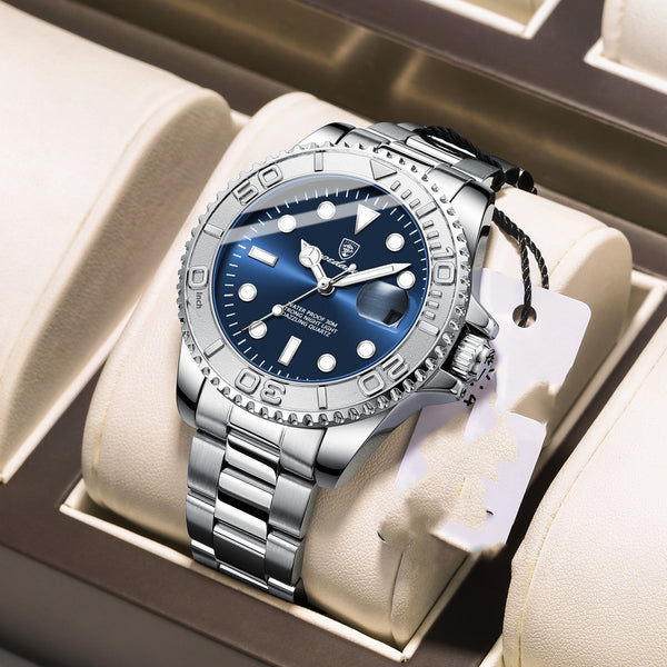 Reloj de Hombre Deportivo Luminoso Resistente al Agua