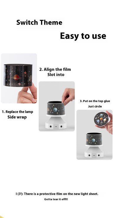 Lámpara Proyectora de Estrellas con Bluetooth y Luz Luminosa - Image 31