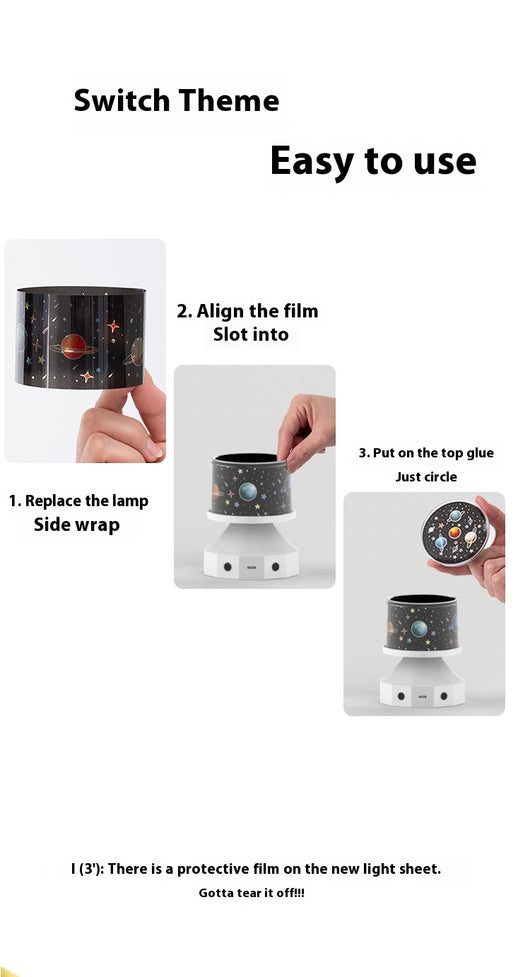 Lámpara Proyectora de Estrellas con Bluetooth y Luz Luminosa - Image 31