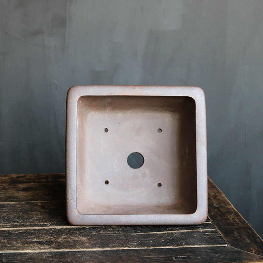 Maceta de Arcilla Refractaria Arena Beige - Diseño Artesanal de Alta Temperatura
