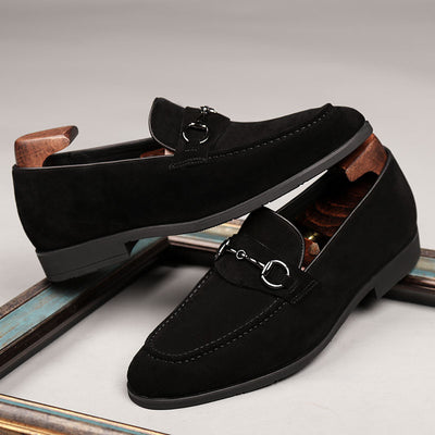 Zapatos Formales de Cuero para Hombre, Punta Afilada Efecto Hielo - Image 10