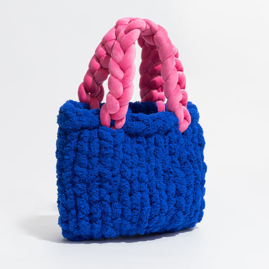 Bolsa Bucket Tejida a Mano para Mujer