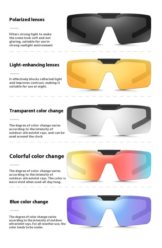 Gafas de Ciclismo con Lentes Fotocromáticas de Color Cambiante - Image 34