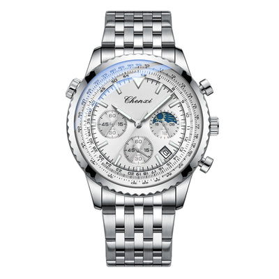 Reloj de Cuarzo para Hombre con Esfera de Tabla, Luminoso e Impermeable - Image 4