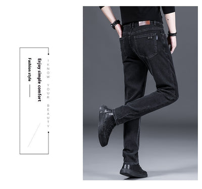 Pantalones de Vestir Holgados Rectos Invierno Gruesos para Hombre - Image 12