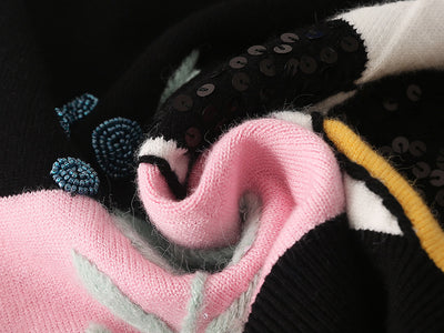 Suéter para Mujer con Diseño de Cara y Lentejuelas - Image 16