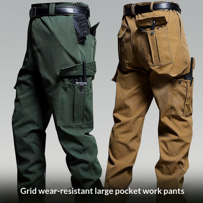 Pantalones Tácticos Multibolsillos Holgados de Trabajo Resistente - Image 4