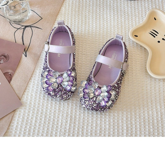 Zapatos de Rendimiento para Niñas con Diamante de Luz en Cristal - Image 9