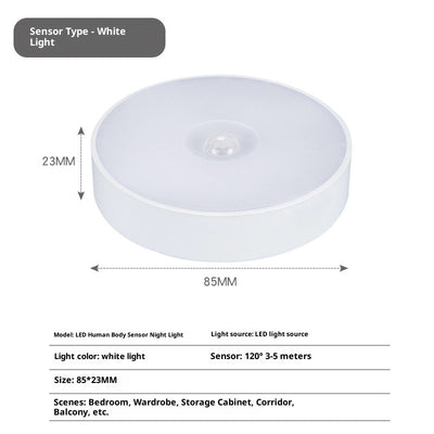 Lámpara LED Nocturna con Sensor de Movimiento Infrarrojo Recargable - Image 6