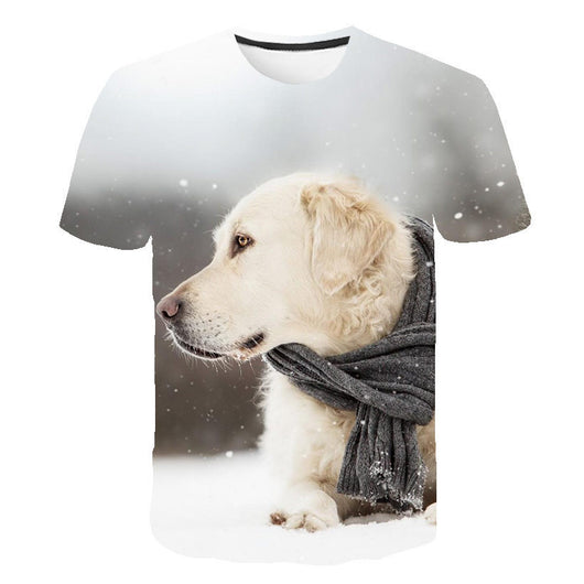 Playera Holgada con Estampado Cartoon Digital para Hombre - Image 13