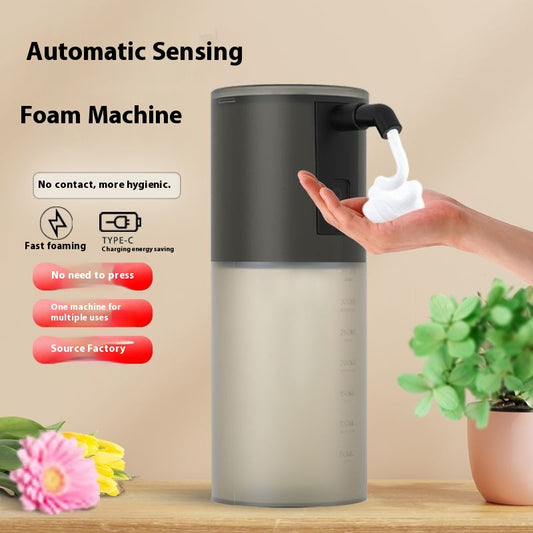 Dispensador Automático de Espuma con Sensor Infrarrojo y Esterilizador de Teléfono