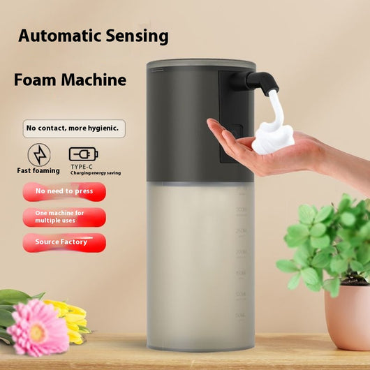 Dispensador Automático de Espuma con Sensor Infrarrojo y Esterilizador de Teléfono