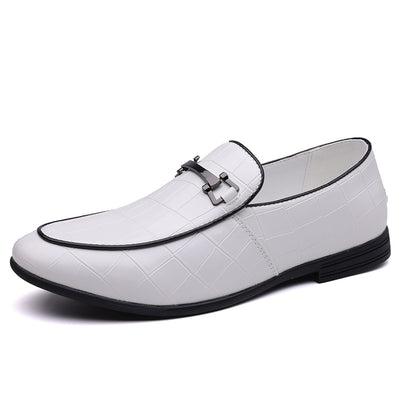 Zapatos de Cuero Ligeros Talla Grande Estilo Cuadros Lujo Premium - Image 5